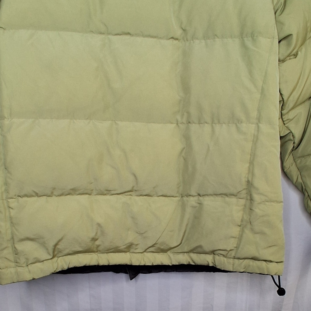 Down Puffer Jacket Women's Reversible Chartreuse … - image 7